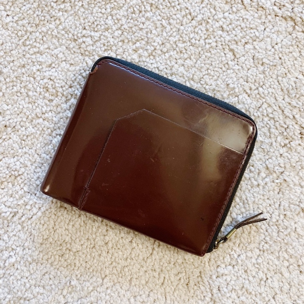 ❗️SOLD❗️MADEWELL 🌸 Patent Leather Wallet